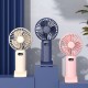 New USB mini handheld fan portable customized logo customized employee gift desktop silent five-speed wind speed