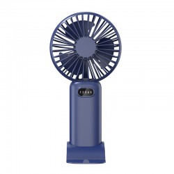 New USB mini handheld fan portable customized logo customized employee gift desktop silent five-speed wind speed