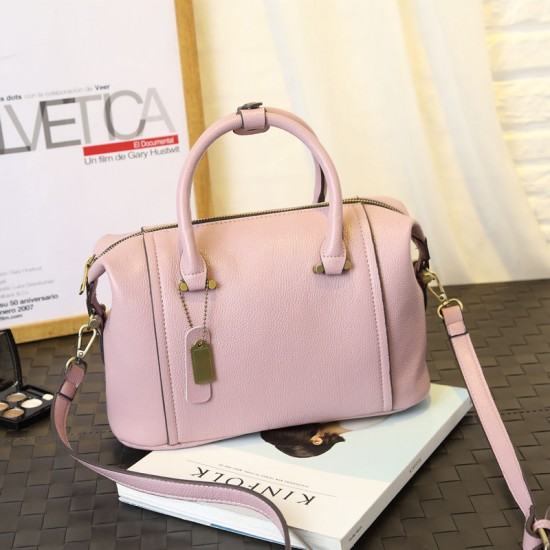 2025 spring and summer new European and American Boston bag PU women's handbags, single shoulder crossbody pillow bags for distribution