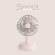 Retro mini small fan home desktop fan dormitory handheld portable usb charging outdoor small electric fan