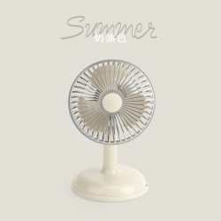 Retro mini small fan home desktop fan dormitory handheld portable usb charging outdoor small electric fan