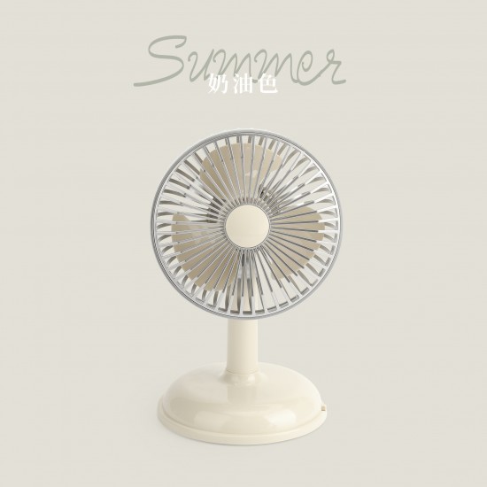 Retro mini small fan home desktop fan dormitory handheld portable usb charging outdoor small electric fan