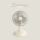 Retro mini small fan home desktop fan dormitory handheld portable usb charging outdoor small electric fan