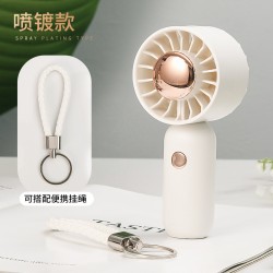 new small fan USB charging model student wind turbine portable outdoor large wind volume mini handheld fan